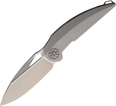 Rike Knife Tissot 2 Folding Knife 3.75'' Bohler M390 Steel Blade Titanium Handle