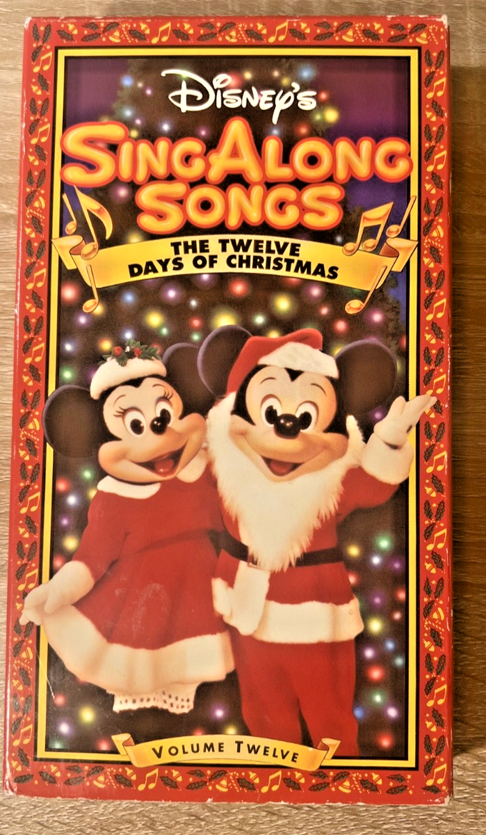 Disney's Sing Along Songs 全12巻セット Disney Sing Along Songs The Twelve Days of Christmas VHS Volume