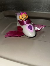 Paw Patrol Mighty Pups Skye's Deluxe Airplane Vehicle Lights Action Figure