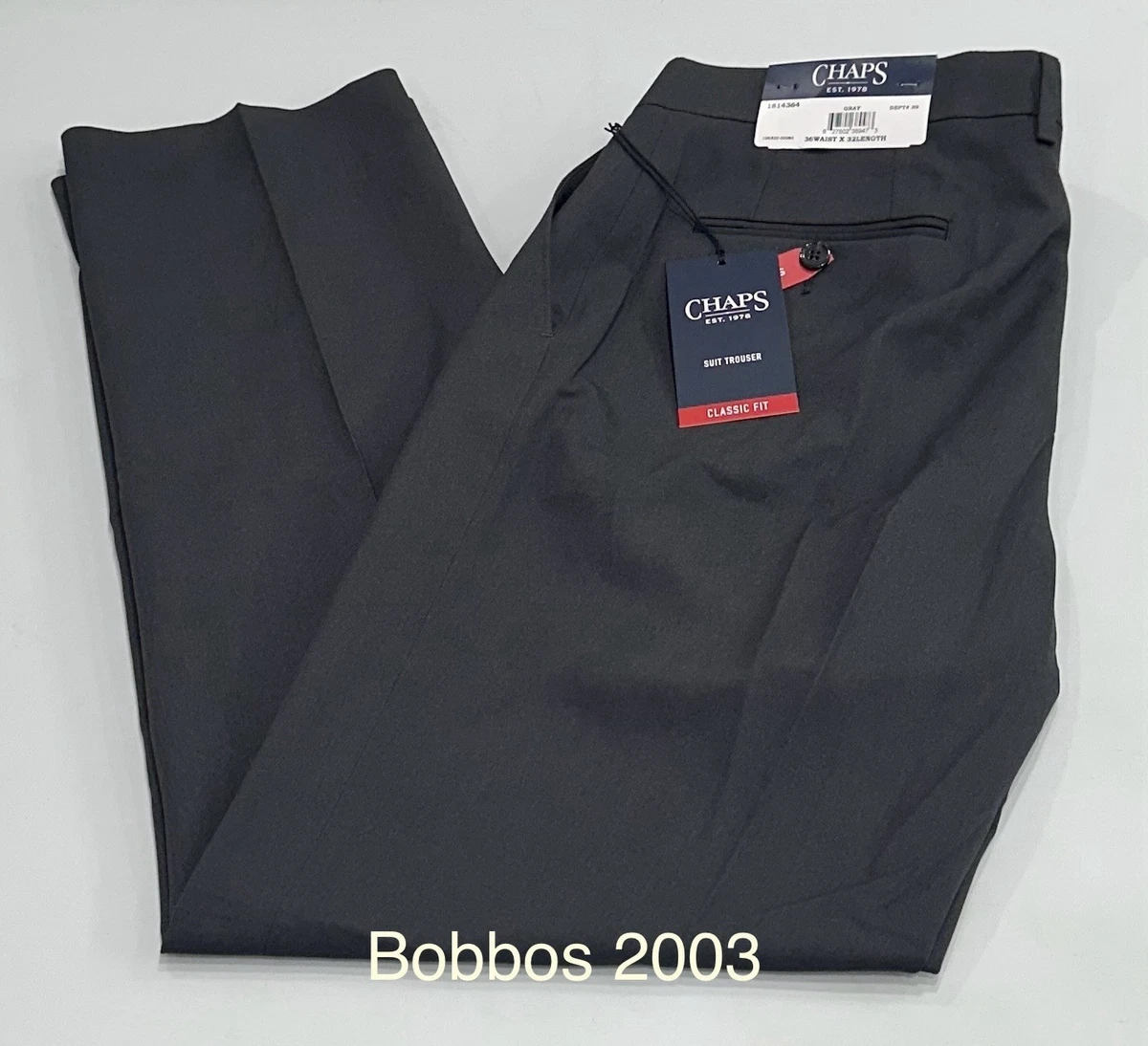 slim fit dress slacks Patriot Chaps with Snap Out Liner main image 1