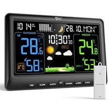 LIORQUE Weather Stations with Outdoor Sensor Wireless for Home, Indoor... 