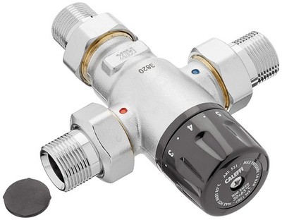 Caleffi 521500 Adjustable Thermostatic Mixing Valve 3/4 Inch Zoll DN20