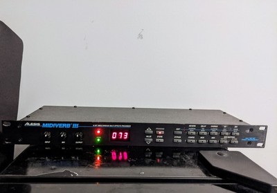 Alesis MidiVerb III 16-Bit Multi-Effects Processor Rack no power supply included