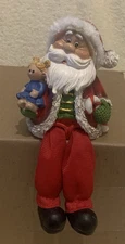 TII Collections BELIEVE IN SANTA Shelf Sitter w/Doll & Candy Cane 6.5 - GUC