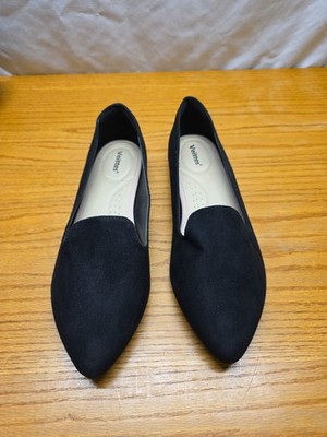 Veittes Black Knit Slip On Flats Lightweight  Women's Shoes Size 9.5 Wide #9