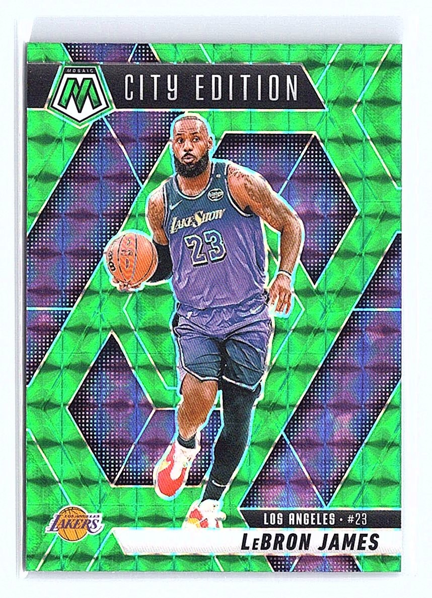 2024-25 Panini Mosaic #286 LeBron James Green Mosaic