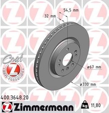 ZIMMERMANN Bremsscheibe 400.3648.20 für MERCEDES-BENZ ZIMMERMANN Bremsscheibe 400.3648.20 für MERCEDES-BENZ