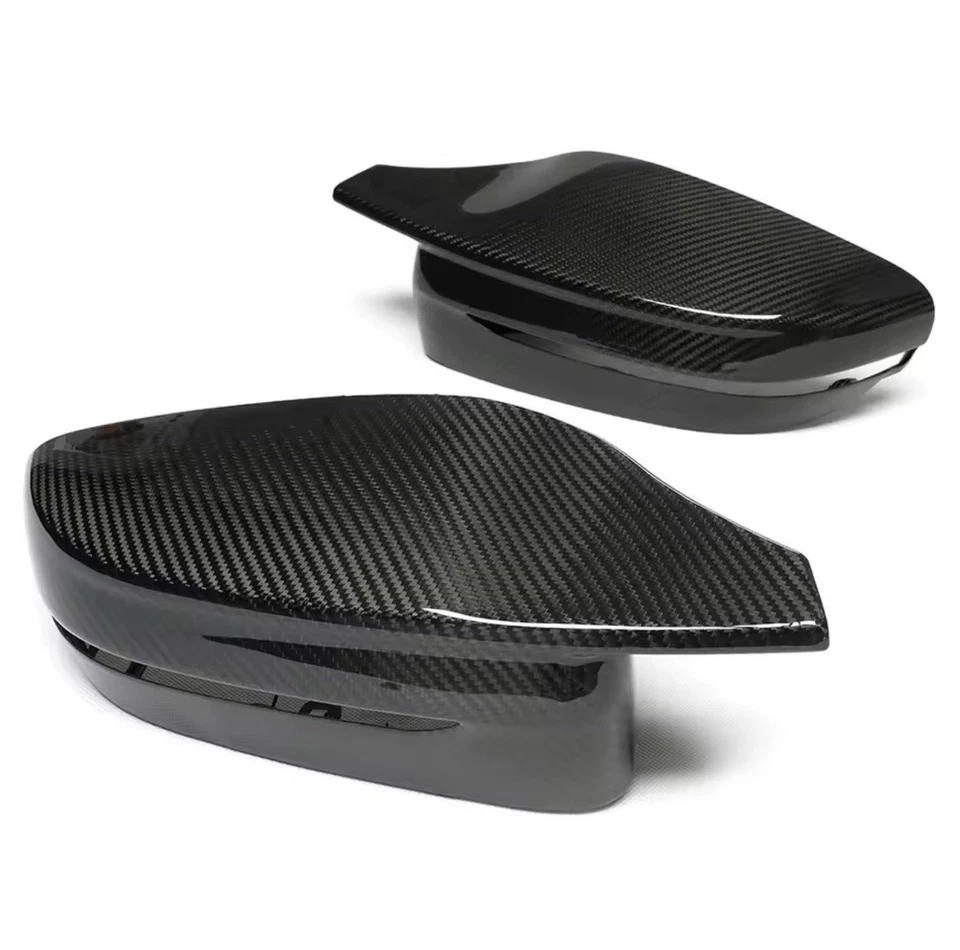 BMW G30 G20 G22 G42 GENUINE CARBON FIBRE WING MIRROR COVER CAP HIGH GLOSS M4 STY - Image 4 of 4
