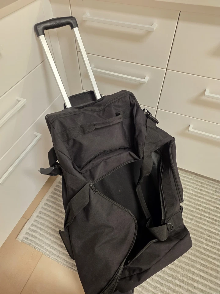 EVERGLOBE Reisetasche mit Rollen 90l Groß - 3in1 Tasche + Trolley Sporttasche - Bild 3 von 4