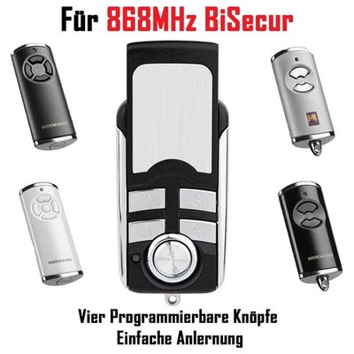 4 Tasten Handsender 868,3 MHz 868 MHz BiSecur BS kompatibel HSE HS HSP HSD