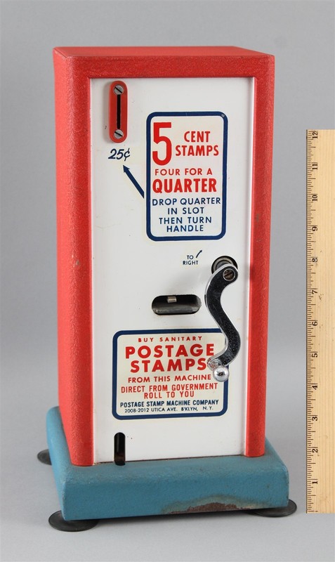Vintage Postage Stamp Machine Co. U.S. American Postage Stamp Vending Machine NR
