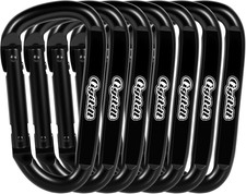 Carabiner Clip,Heavy Duty Carabiners,Large 3.14" 1543 lbs,Small 2.5" 900lbs f...