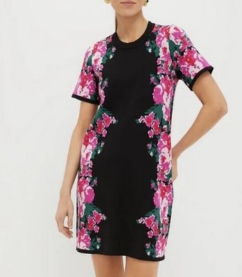 Tuckernuck Climbing Roses Knit Jacquard Marie Mini Dress Size XS