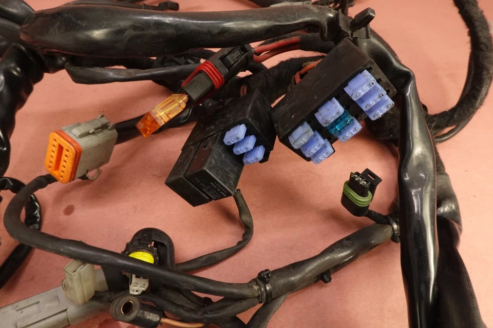 Harley Davidson Dyna Street Bob 2007-2011 FXDBI arnés de cable principal telar de cableado Foto 2 de 4