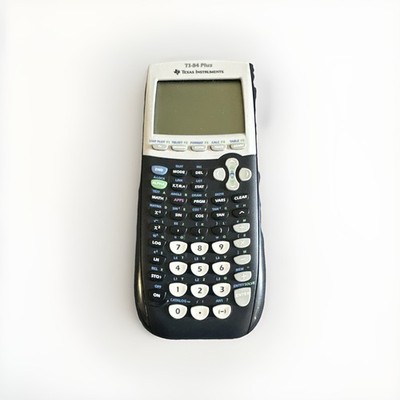 Texas Instruments TI-84 Plus Graphing Calculator Black Slide Cover SAT ACT Test