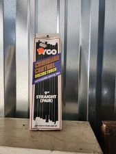 Tyco Command Control Quik-Clik Racing Track 6432- 9" Straight Track Pair
