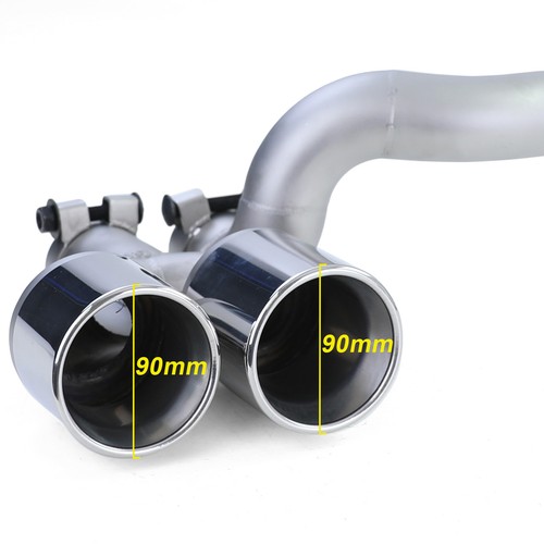 Stoßstange Heckdiffusor Schwarz Matt Für BMW F10 F11 10-17 Duplex Endrohr Umbau - Bild 6 von 7