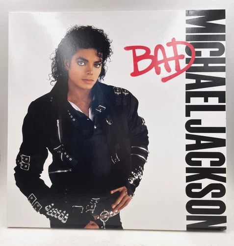 1987 Michael Jackson Bad Vintage Vinyl Record, VG-Excellent, 2015 Sleeve