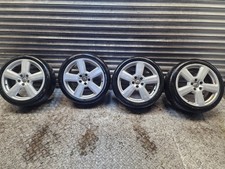 AUDI A4 ALLOY WHEEL SET OF 4 & TYRES 235/40/R18 18'' 8J ET43 B7 2004-2009