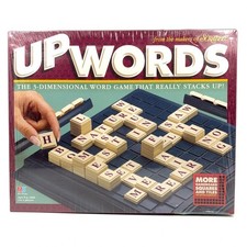 Upwords : The 3-Dimensional Word Game That Really Stacks Up! MB 1997 NEW Sealed