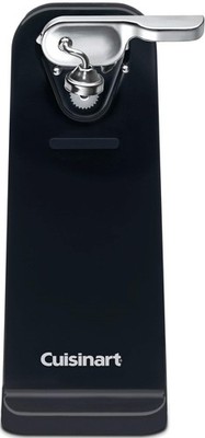 Cuisinart Deluxe Electric Can Opener, Single-Touch Automatic Black, Black 