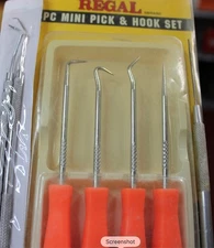 Regal 4 pc set Mini PICK & HOOK Set NIP ++