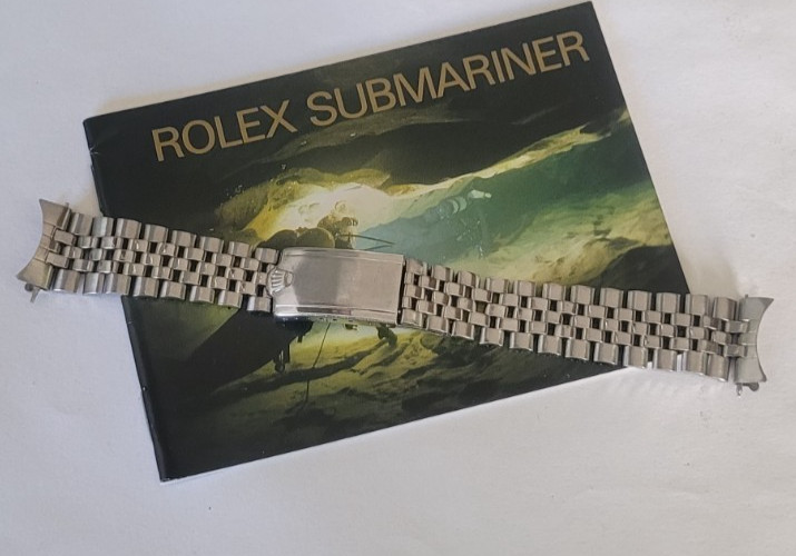 Vintage circa 1968 Rolex 20mm,jubilee bracelet for GMT 1675,Submariner 1680,5512