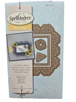 Spellbinders D'lites Dies S2001 Pre- Owned