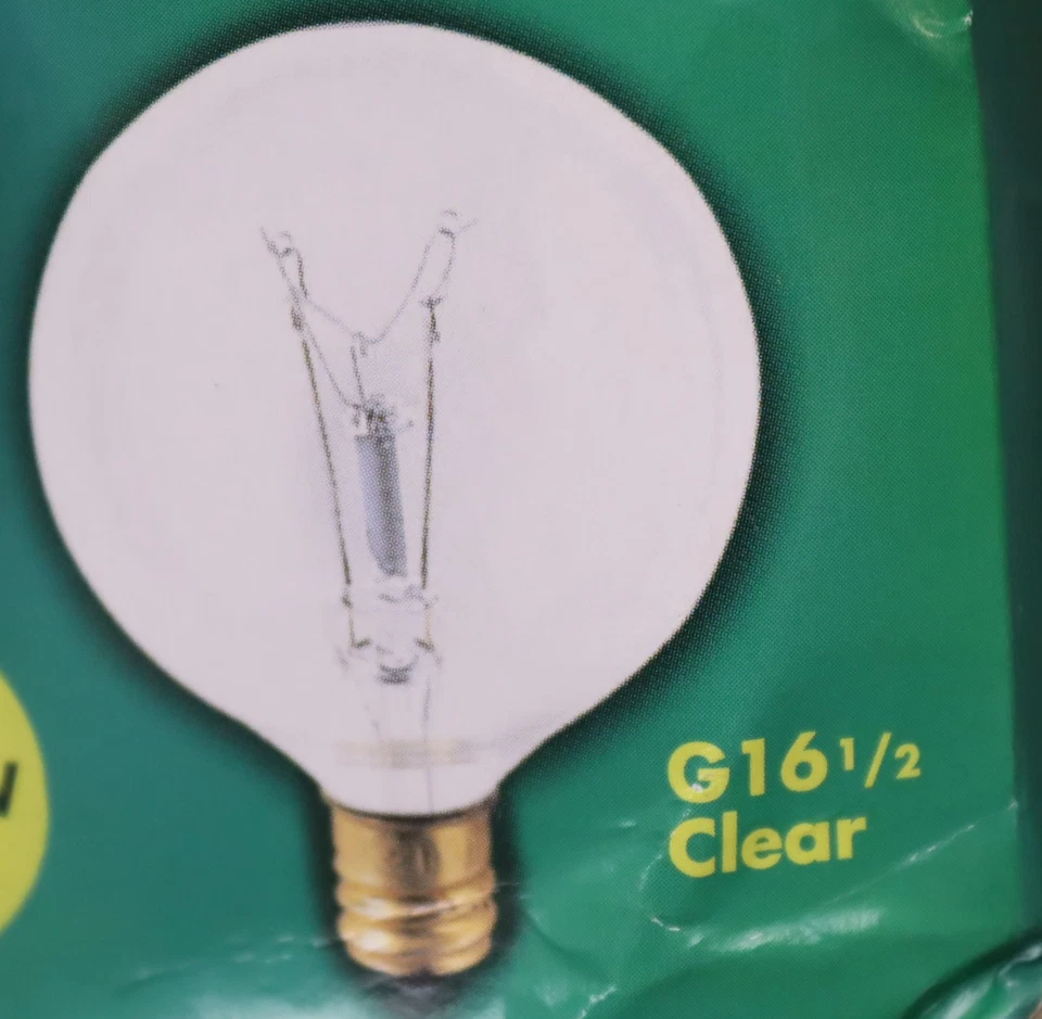 Bulbrite  - 15G16CL2 G16 5 Decor Globe Light Bulb 15w / 120v - Image 4 of 4