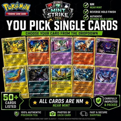Pokemon TCG Reverse Holo Cards You Pick NM ( PC - 017 )