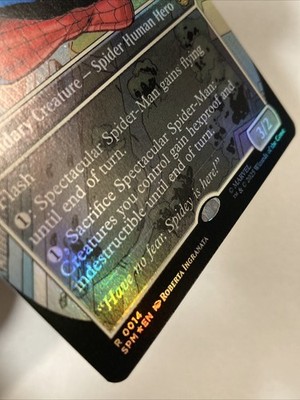 MtG Marvel Rare FOIL Spectacular Spider-Man #14 MtG Marvel Rare FOIL Spectacular Spider-Man #14