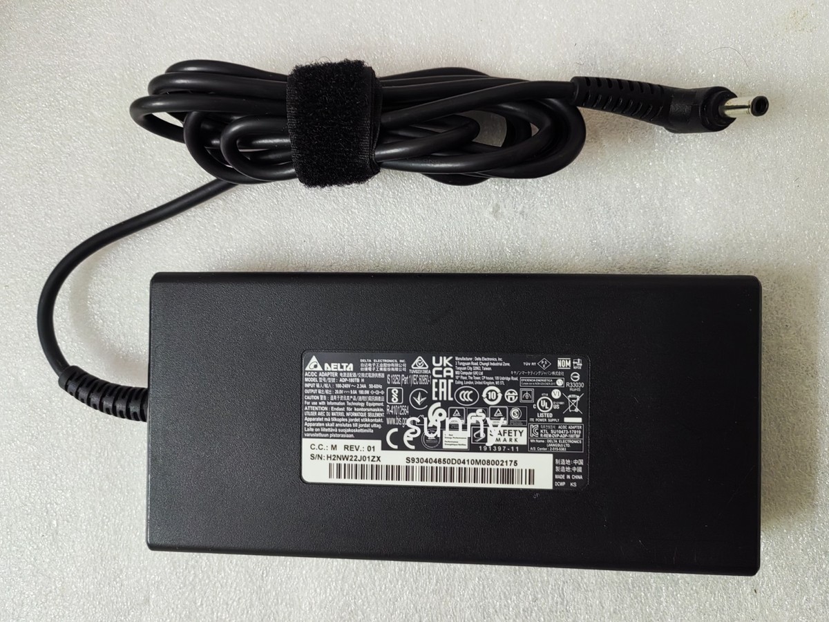 Original 20V 9A 4.5mm ADP-180TB H For MSI Katana GF66 11UE-031