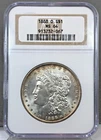 1888-O U.S. $1 Morgan Silver Dollar NGC MS64 ~ VAM 9 Doubled Arrows