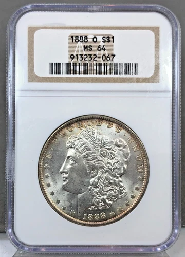 1888-O U.S. $1 Morgan Silver Dollar NGC MS64 ~ VAM 9 Doubled Arrows