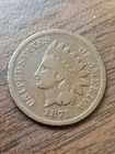 1871 Indian Head Cent – Scarce Early Key Date – Low Mintage