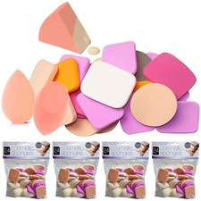 96 Assorted Make Up Sponge Foam Pads Blender Applicator Foundation Powder Puff