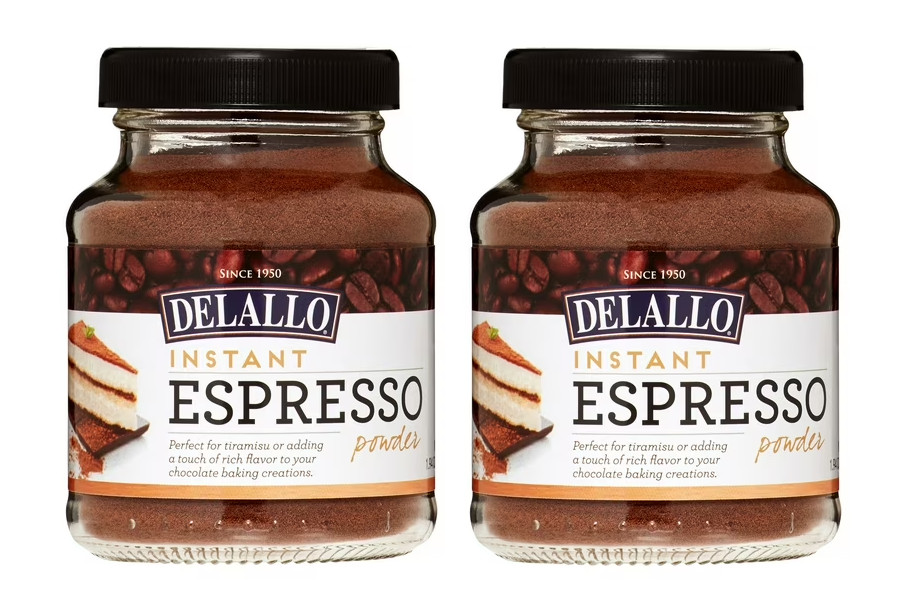 Delallo Instant Espresso Powder 1.94 Oz (2 Pack)