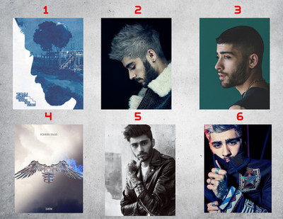 Zayn Malik 1D Wall Collage Poster Prints