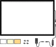 Professional 3-Color 7000+ Lux Light Pad A1 for Tracing & Drawing - 34.5"x22.8"