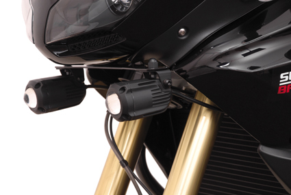 Kit fixation phare antibrouillard HAWK SW MOTECH Triumph Tiger 1050 moto trail 2006 2007 2008