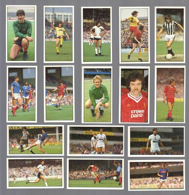 cigarette football cards CIGARETTE/TRADE/CARDS. Bassett Sweets. FOOTBALL 1985-86. (Full Set of  48).(1986)