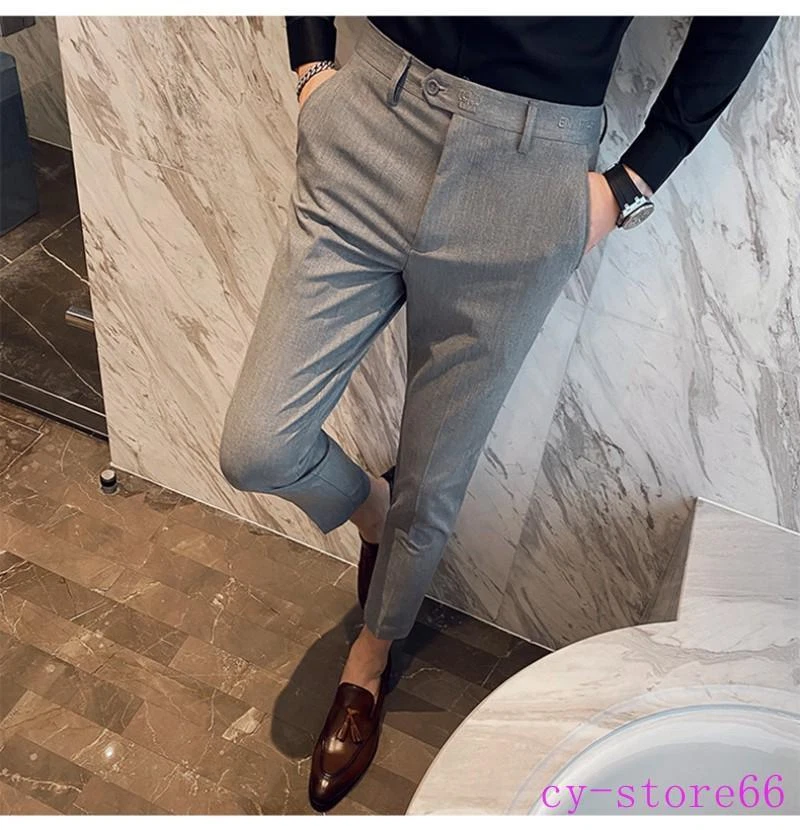 Top more than 134 mens skinny cropped dress pants in.eteachers