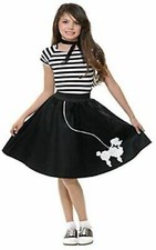 Poodle Skirt 50's Sock Hop Fancy Dress Up Halloween Costume Accessory 3 COLORS