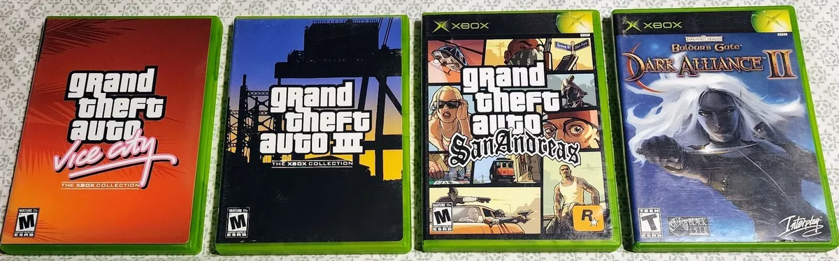 Grand Theft Auto Vice City: Xbox: Video Games 