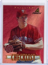 1997 New Pinnacle Baseball Checklist Artist Proof #200 Scott Rolen