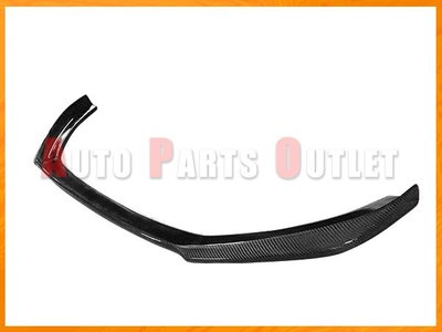 JPM Style Carbon Fiber Front Bumper Lip For 2012-2014 AUDI A6 C7 Pre-Facelift