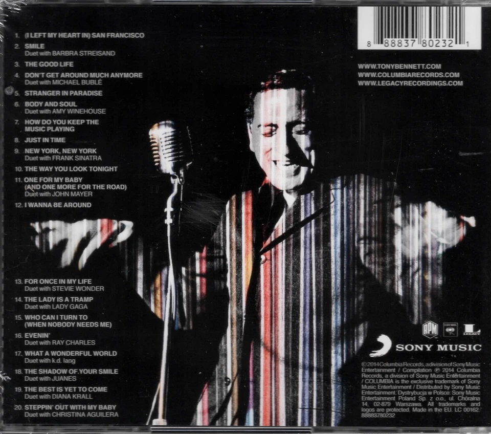 Tony Bennett - The Classics (1CD) Duetts with Christina Aguilera, uvm. Neu & OVP - Bild 2 von 2