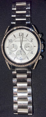 Michael kors Blair Pave silver Watch | eBay