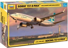 Zvezda ZV7026 - Civil Airliner Boeing 737 MAX, Model Kit - Scale 1:144