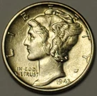 #2 Business Uncirculated++ 1943 P Nicer Low Mintage Mercury Dime